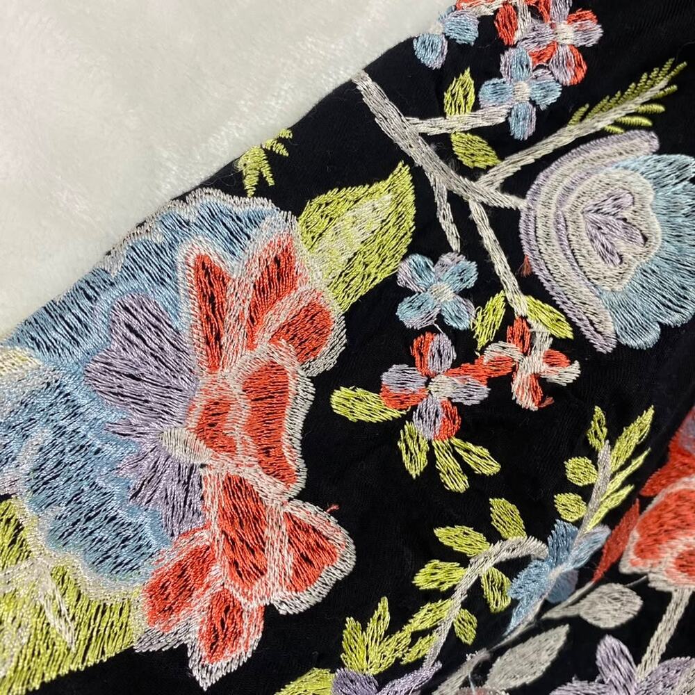 Free People Women's Fleur Du Jour Mini Embroidered Dress 100% Cotton Sz S - Picture 4 of 10